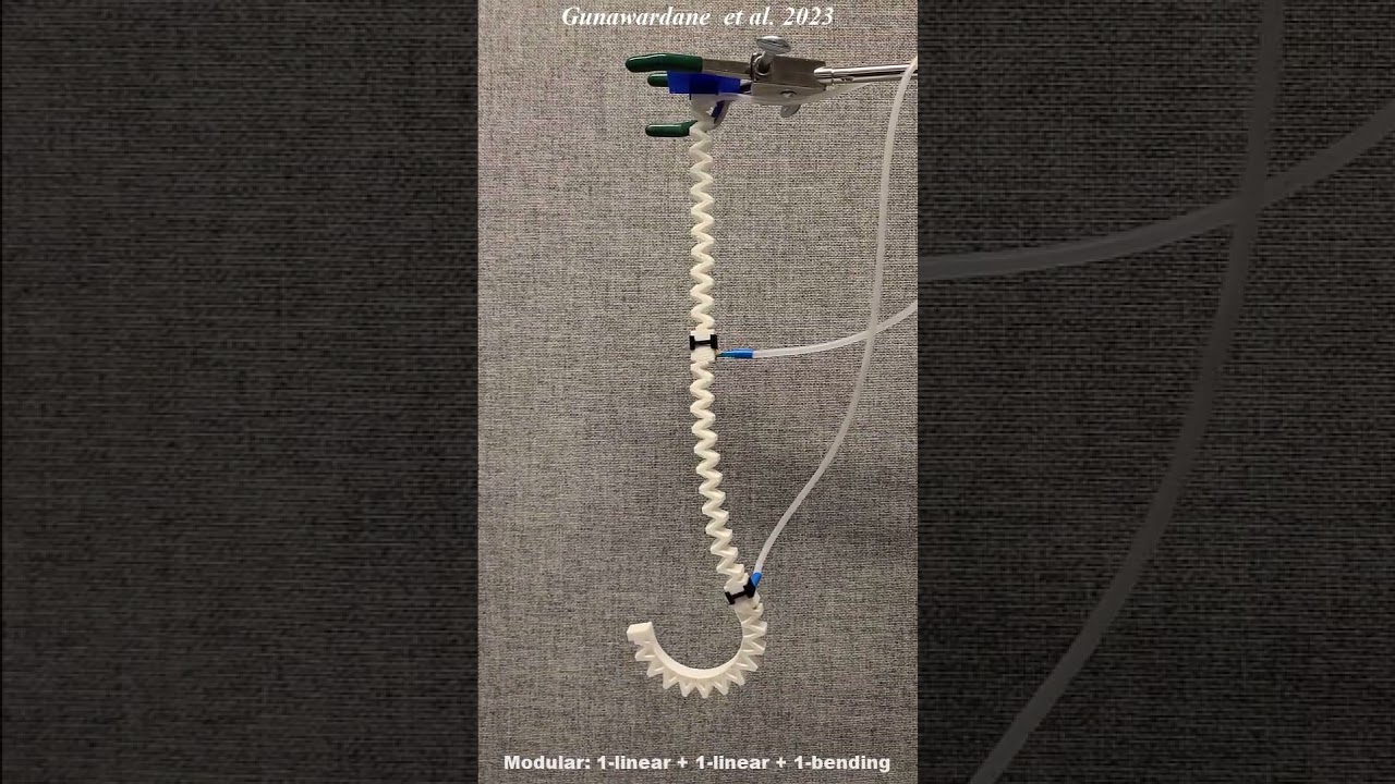 Serially Connected 3D-printed Zig-zag Soft Pneumatic Actuators
