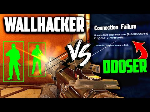 When WALLHACKS faces DDOS Cheaters in Rainbow Six Siege