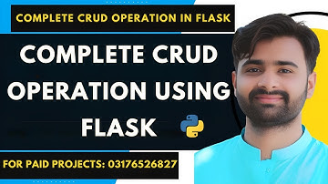 Complete CRUD Operation in FLASK | CRUD Operation Using FLASK Python With MYSQL Database