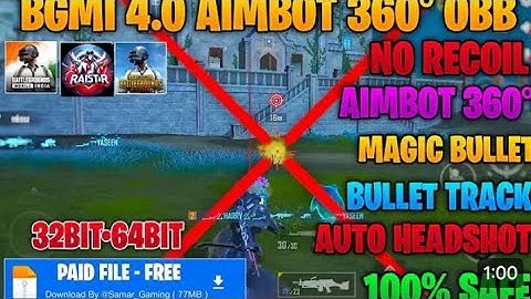 BGMI 4.0 AIMBOT OBB | BGMI 4.0 NO RECOIL CONFIG | BGMI NO RECOIL CONFIG 4.0 [ 100% Safe No Ban ]