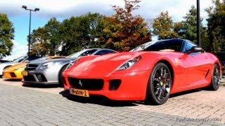 2x ferrari 599 gtb acceleration sound! - 1080p hd