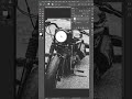 Creating a stunning glowing effect on bike headlight in photoshop | #photoshop #tutotials #shorts