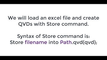 Qlik Sense - Creating QVDS