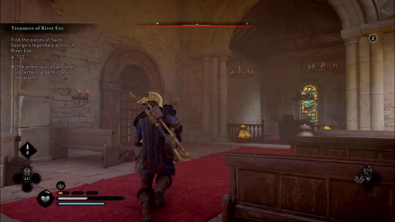 ACValhalla River raids, Escanceaster Monastery 2 keys, locked chest