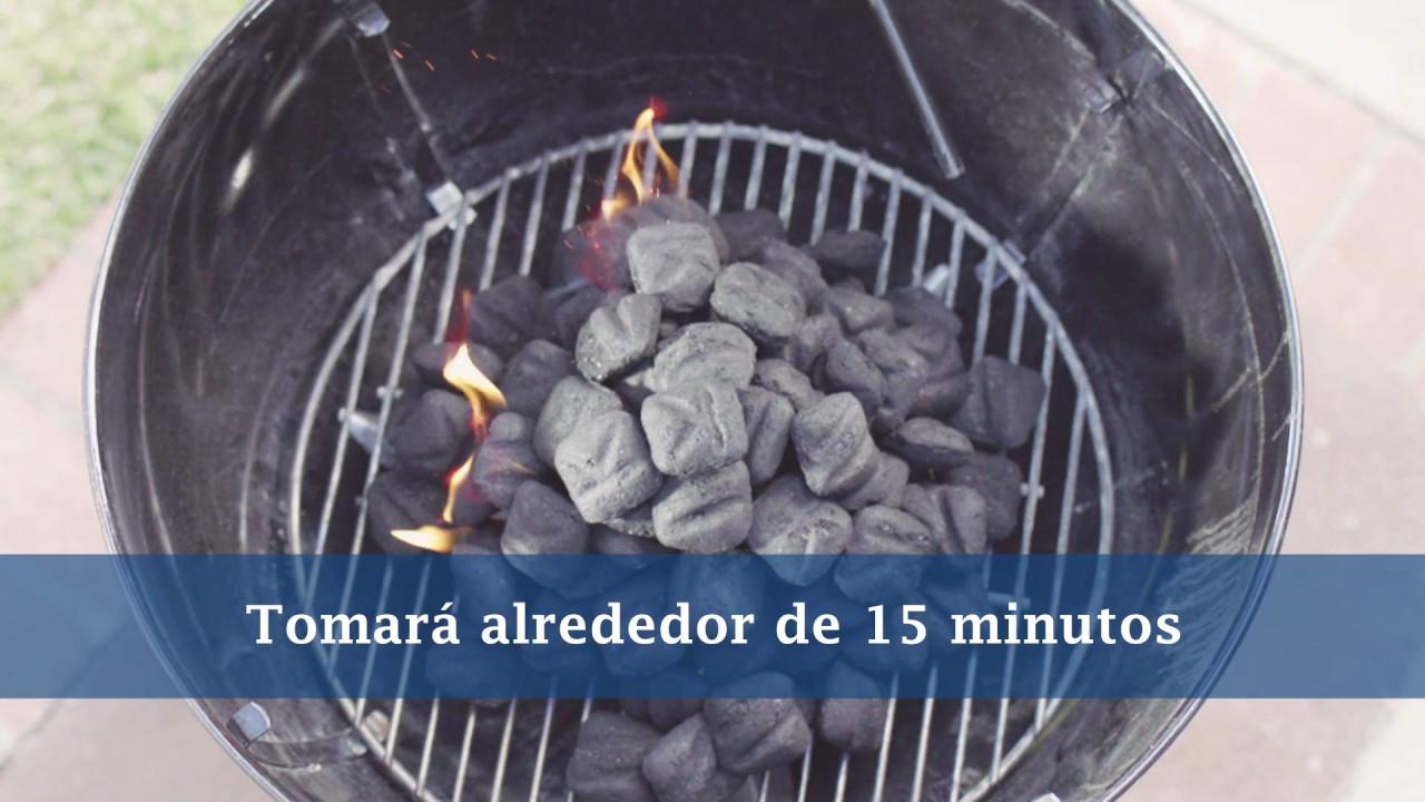 Barbacoa metálica mini para carbón o leña