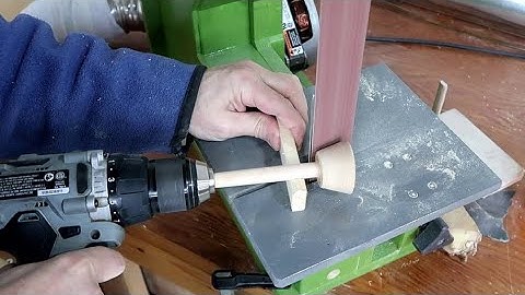 Making round drawer knobs, no lathe