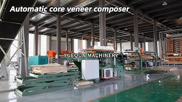4feet veneer composer machine, transverse splicing type.