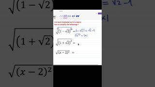 Simplifying #squareroot #sumthingrational #maths