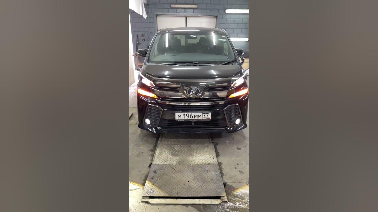 Toyota Vellfire 2018 установка билед птф ZORKiY BF-300 Black Fog ...