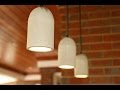 DIY Concrete Pendant Lights