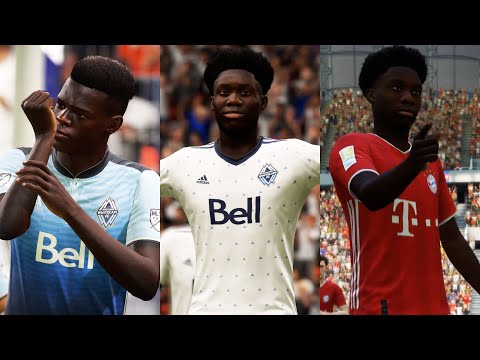 ALPHONSO DAVIES IN EVERY FIFA (18-21)