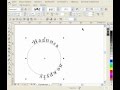 Как разместить надпись по кругу в Corel Draw