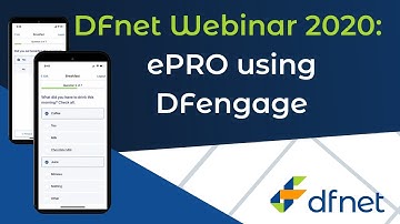 DFnet Webinar 2020: ePRO using DFengage
