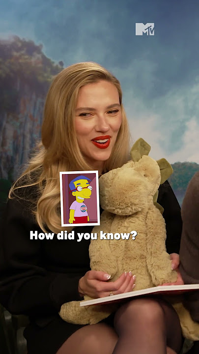 Scarlett’s Johansson’s animated crush is HILARIOUS 🤣