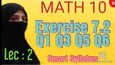 Exercise 7.2 [ Q1 Q3 Q5 Q6 ] || Math Class 10 || Unit 7 || Trigonometry || Ocean of Knowledge