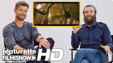 EXTRACTION (2020) Chris Hemsworth and Sam Hargraves Behind The Scenes