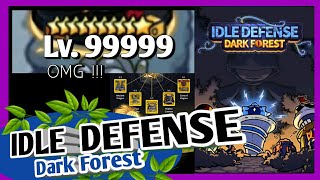 IDLE DEFENSE DARK FOREST for MOBILE Review Gameplay level 9999 screenshot 3