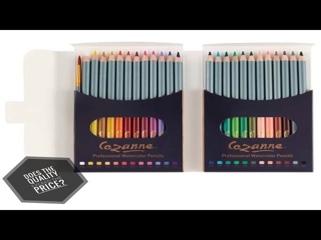 Cezanne Watercolor Pencils - Professional Artist Quality Soft Core Leads  for Watercolour Painting, Coloring, Drawing, Layering, Blending, Shading,  Use Wet or Dry