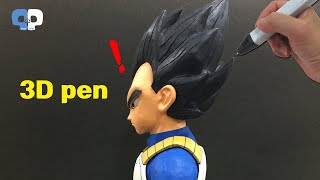 [3D pen]  Dragon Ball, Vegeta / [3디펜] 드래곤볼, 베지터 만들기