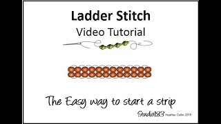 How to bead - ladder stitch