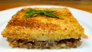 طبخ بطاطا بالصينية مع اللحمة ولا أطيب how to make mashed potatoes with meat