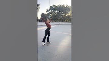 how it started vs how its going 💗🛼 from training to competition 🥇 #rollerskating