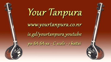 Your Tanpura - C Scale - 1 kattai