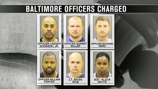 6 Baltimore officers charged in death of Freddie Gray