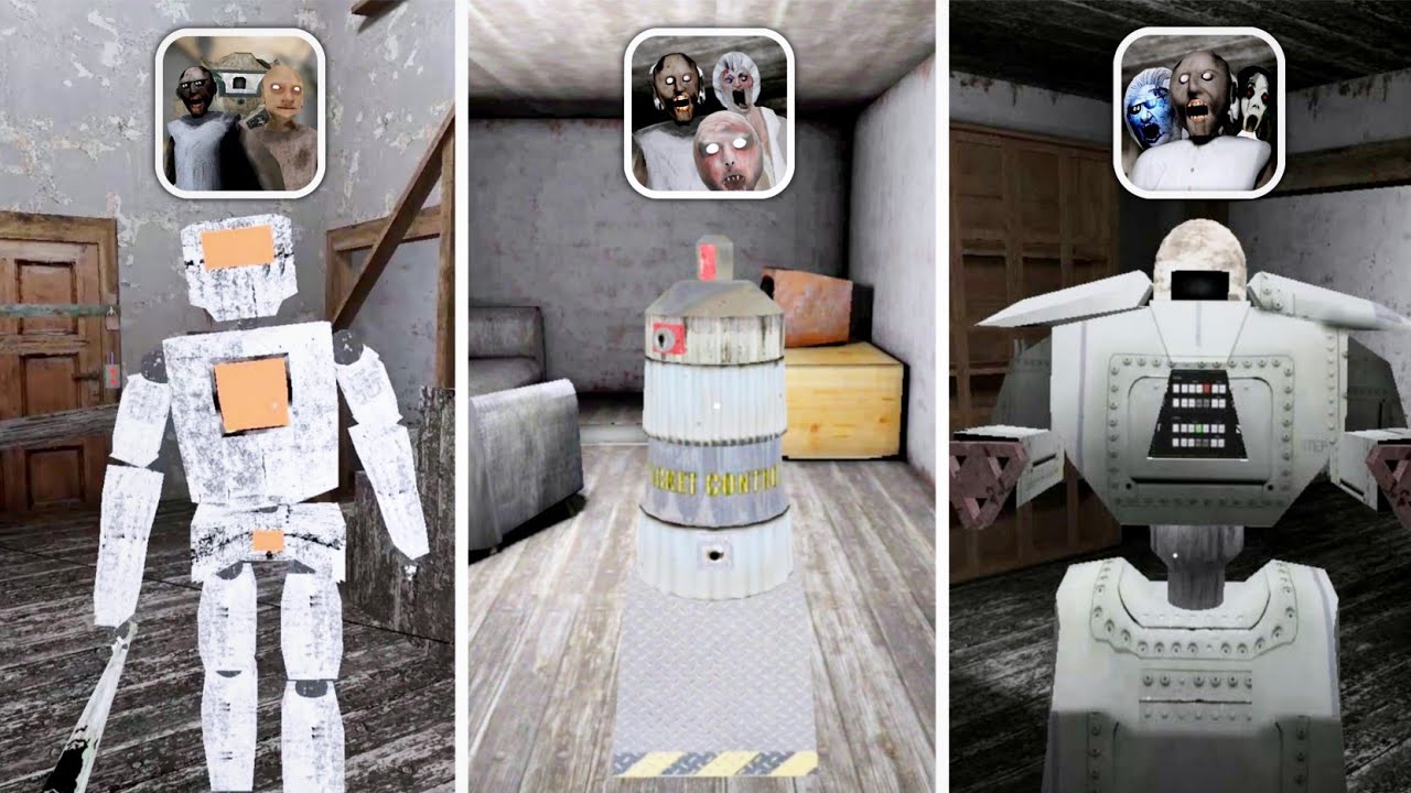 All Robots In Granny Remake And Remastered Chapters Granny Legacy