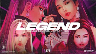 BLACKPINK X XG X Stray Kids | LEGEND - Kpop Type Beat 블랙핑크 x XG x 스트레이 키즈