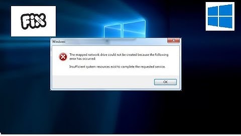 How to Fix "Insufficient System Resources Exist to Complete the Requested Service" Error ( way 1)