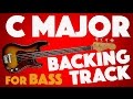 C major ionian backing track for bass