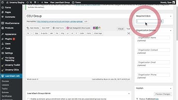 LearnDash Continuing Education Credit Requirements