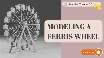 Creating a 3D Ferris Wheel in Blender: A Step-by-Step Tutorial #3dblender #blender3d