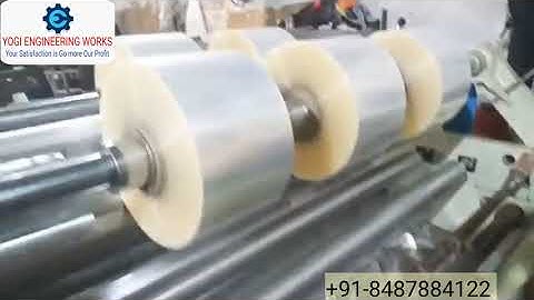 Bopp Film Slitter Rewinder Machine