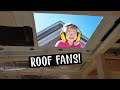 VAN LIFE BUILD: Installing Maxxair Fans and Custom Roof Rails (Ep. 12)