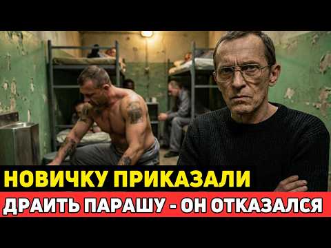 ПАХАН ПРИКАЗАЛ НОВИЧКУ ДРАИТЬ ПАРАШУ. ЧЕРЕЗ 3 МИНУТЫ ОН САМ МЫЛ ТОЛЧОК СОБСТВЕННОЙ ЩЁТКОЙ