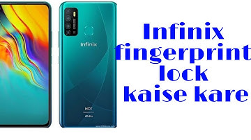how to set fingerprint in infinix note 10 | how to set fingerprint in infinix hot 9