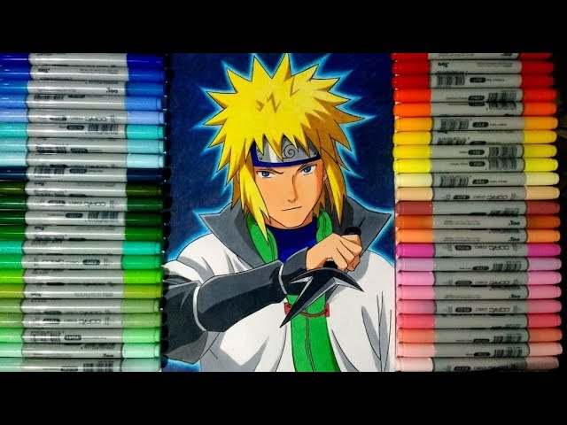 Speed Drawing-Minato Namikaze (Desenhar Anime)  Naruto shippuden anime,  Naruto uzumaki hokage, Naruto