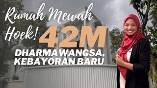 Rumah Mewah Hoek di Dharmawangsa Kebayoran Baru Jakarta Selatan | Hanya 40M an