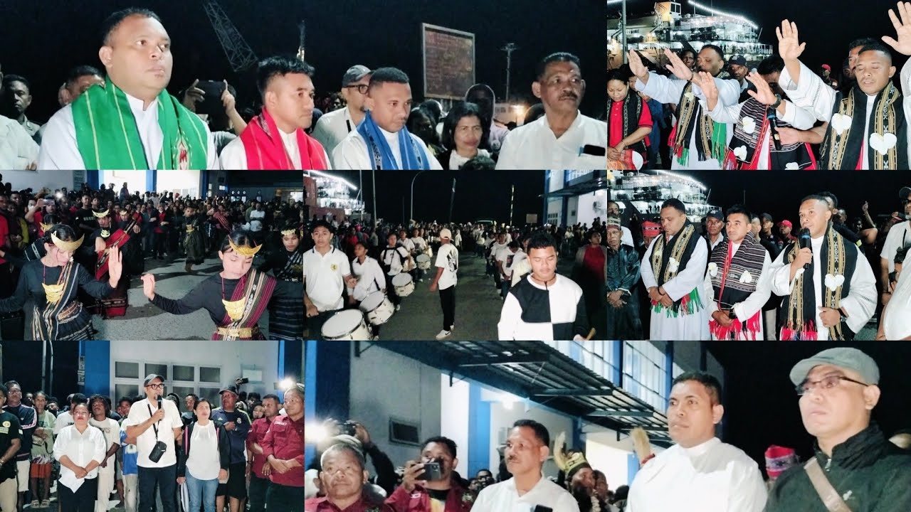 FULL Video Penyambutan Imam Baru RD. Fidelis (Tamrian), RD.Mesak (Awear) & RD. Julianus  (Arui Das) 