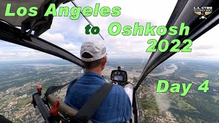 Oshkosh 2022 Trip - Day 4 - Kallithea gyro travels from Los Angeles to Oshkosh