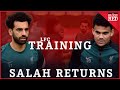 Mohamed Salah BACK | Luis Diaz involved but Henderson missing | Liverpool train ahead of Leicester
