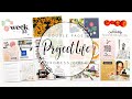 12x12 Double Page Project Life Process Video | Week 33 - Studio Calico