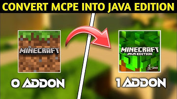 Convert mcpe into Java edition || java edition addon in Minecraft Java mod download