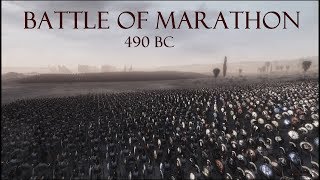 Battle Of Marathon L 490 Bc L Athenian Hoplites Against Persian Army L Total War Cinematic