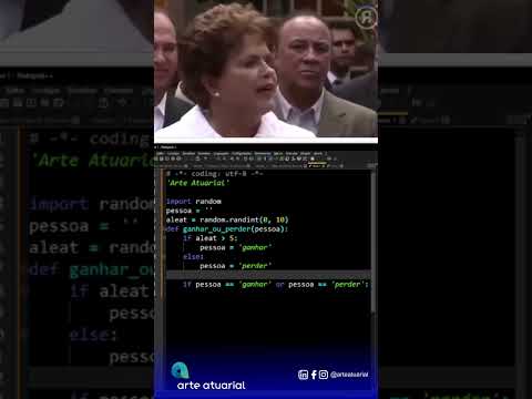 Dilma GANHAR ou PERDER com Python (linguagem de programação)