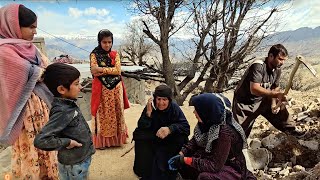 Beside construction of the house, the grandma and her family are worried about Abbas.