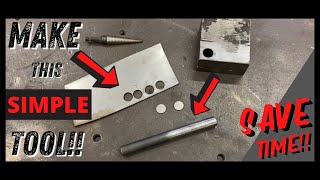 Filling Holes in Sheet Metal EASY with This Simple Tool YOU Can Make!!