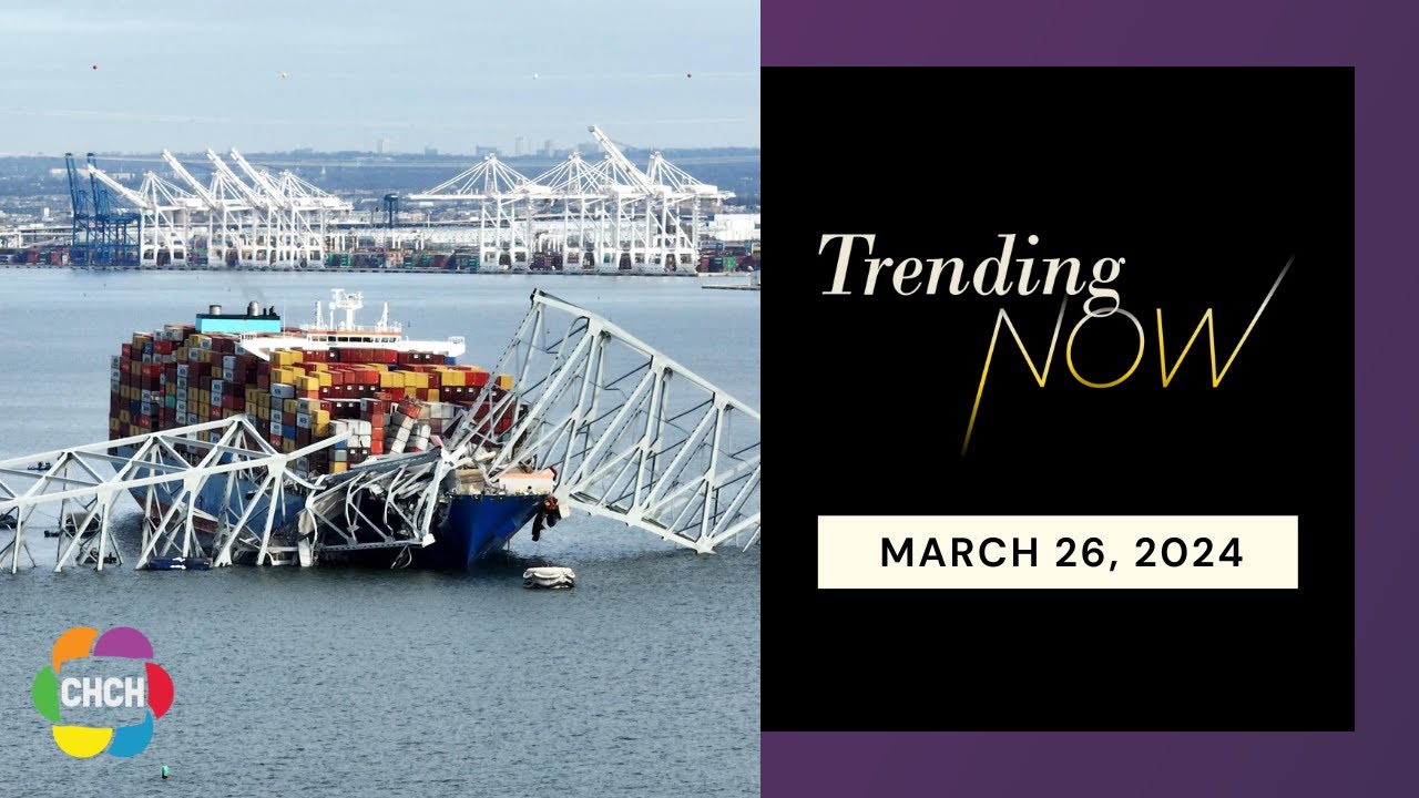 Bridge collapses in Baltimore after ship collision